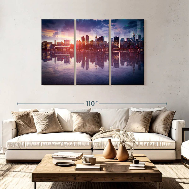 Nicci, New York, abstrait, H 48 po x l 74 po