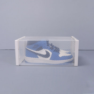 Ensemble de 12 boîtes de rangement pour chaussures empilables en plastique transparent