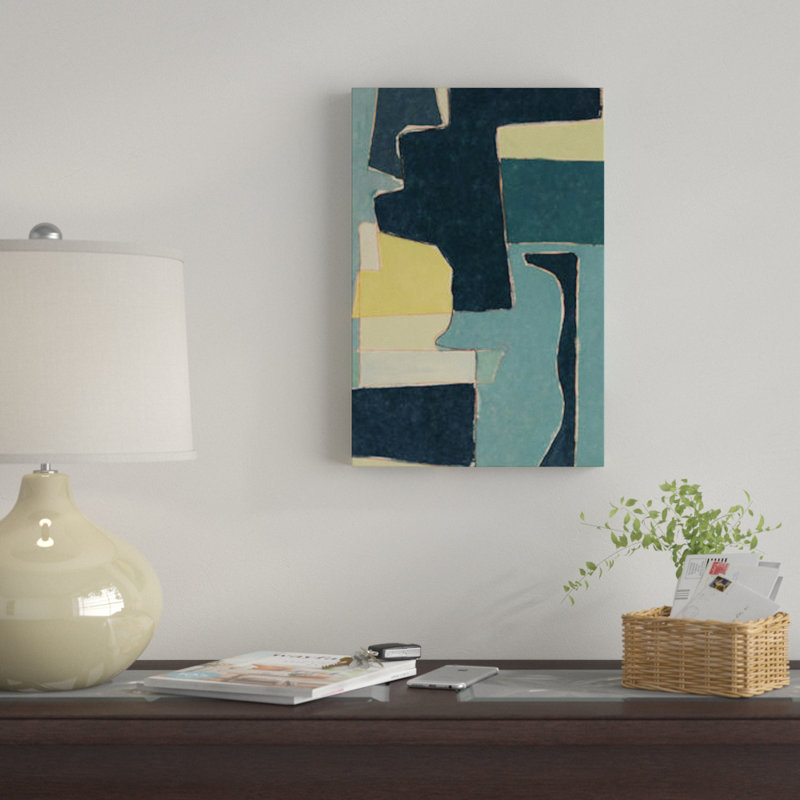 «Blue Note II», reproduction sur toile, H 26 po x l 18 po x P 1,5 po, Toile tendue, Aucun mat