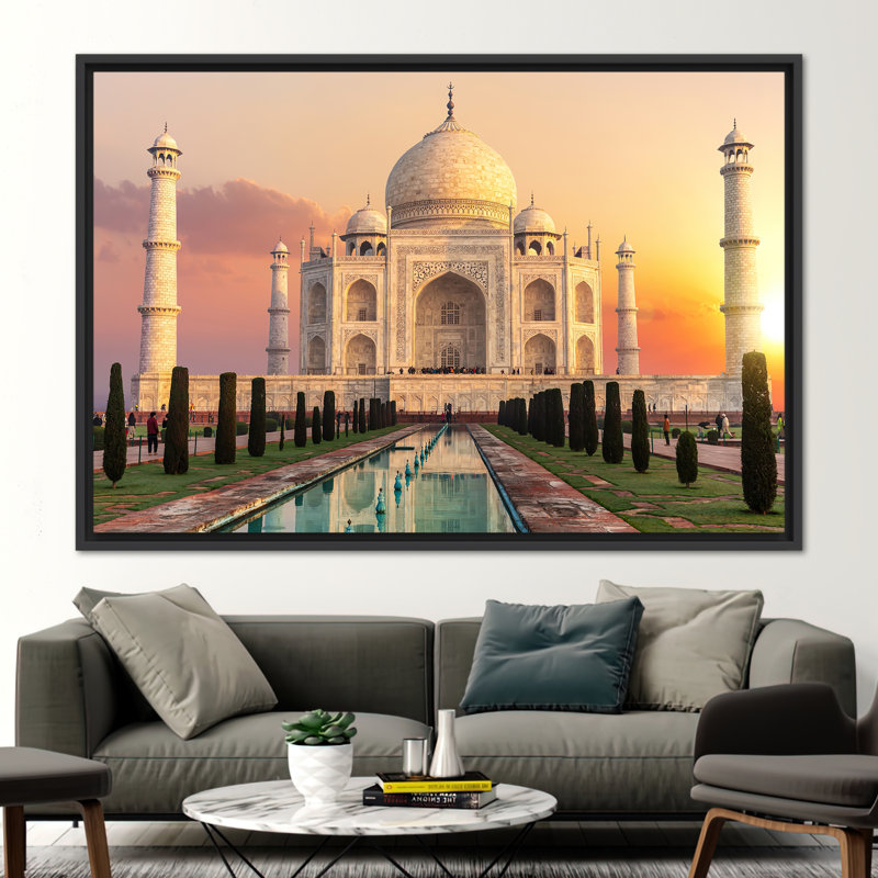 Print on Canvas, Framed Print without Mat, 20 cm H x 30 cm W, Black