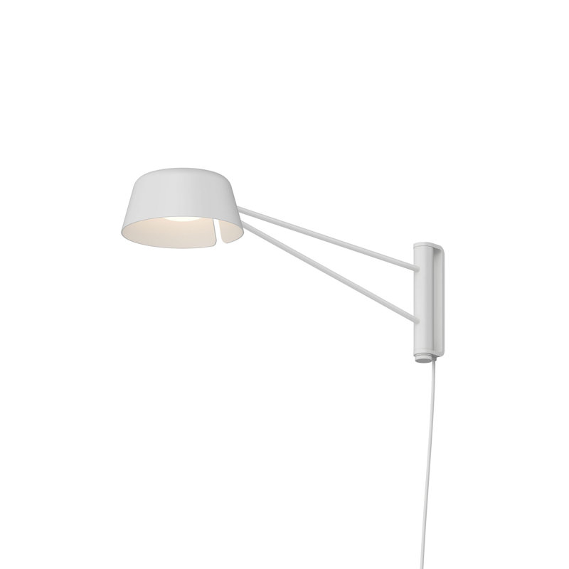 Ray 1 - Light LED Armed Sconce, Warm Gray, 6" H x 6.25" W x 6.25" D