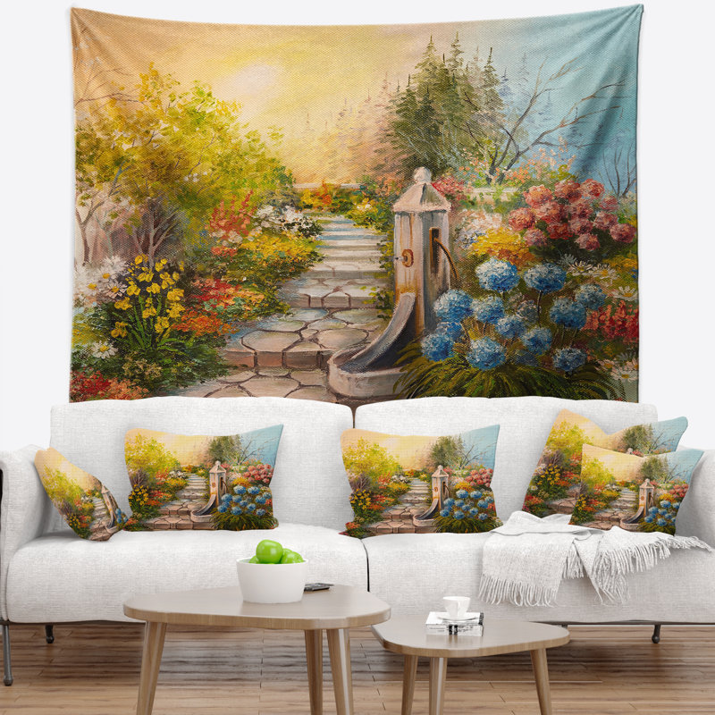 Polyester Tapestry, 50" H x 60" W