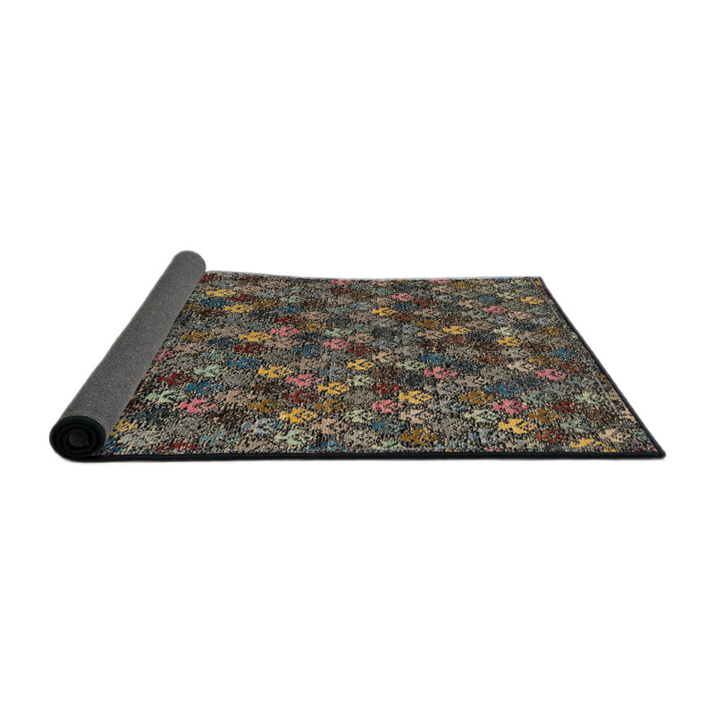 Abstract Indoor Rug, Round 4'