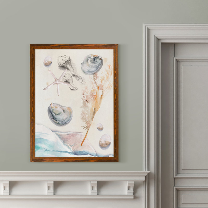 "laver à terre i" par paul cezanne-impression sur cadre photo, H 32 po x l 44 po x 1,25 po, Toile avec cadre érable