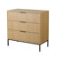 Steel 3 - Drawer Rectangle Accent Chest