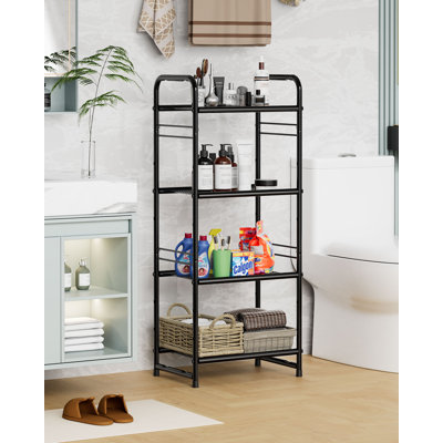 17.72'' W Iron Height -Adjustable Storage Rack
