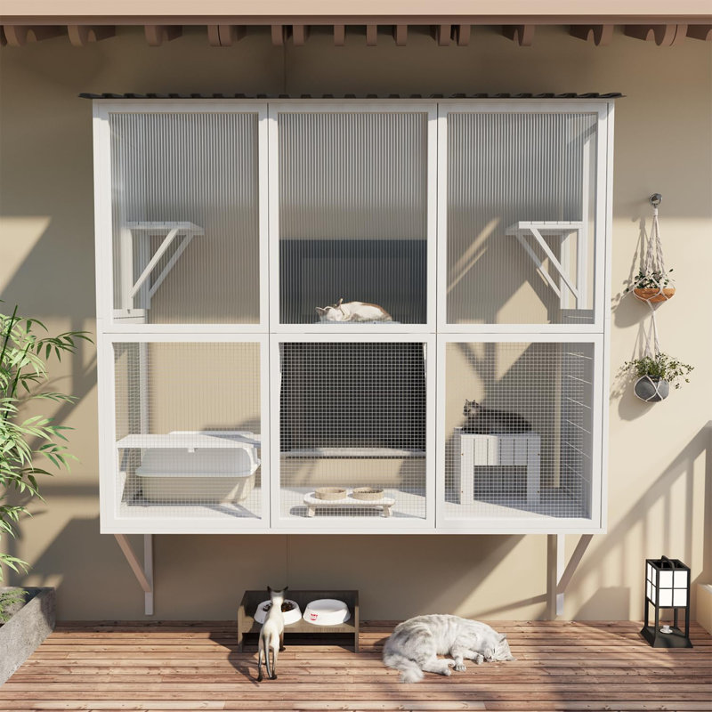 Cat Cage, White