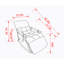 Chaise berçante pliante décontractée rembourrée, chaise berçante de salon réglable à haut dossier et repose-pieds, poches latérales placées dans le balcon du salon-348546599