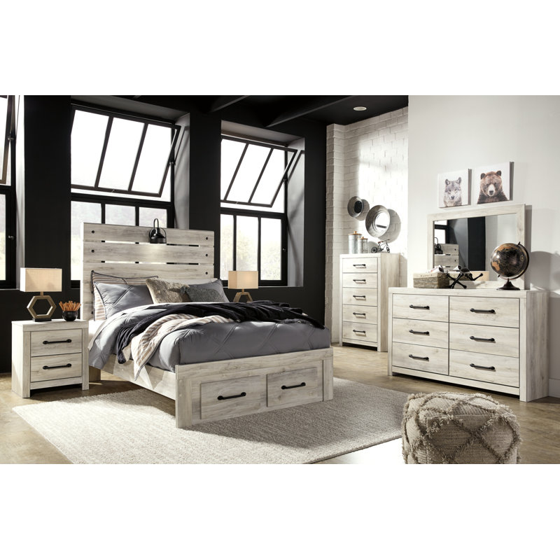 Kalayiah Slat Storage Bed, Full