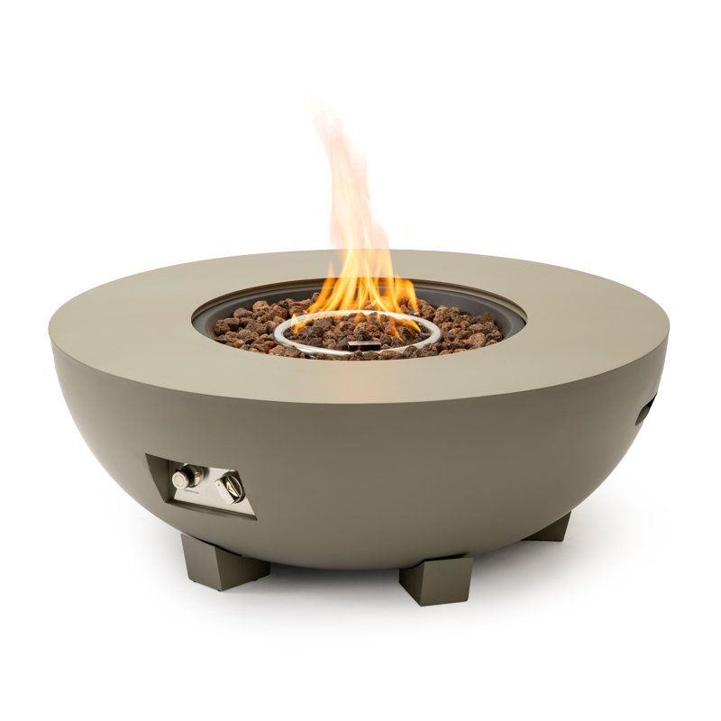 36_Inch Round Iron Fire Pit Table