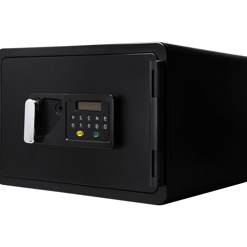 0.54 Cubic Ft Security Container - Your Assets With Keypad Lock And Design Locked Chamber Store Valuables Safely From Fire Unauthorized Access