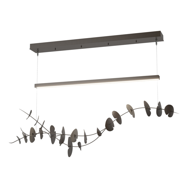 Lily 1 - Light Pendant, Dark Smoke, Oil Rubbed Bronze