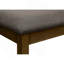 Banc, rectangulaire, rembourré, bois, salle à manger, cuisine, entrée, bois massif brun