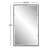 Amina Metal Rectangle Wall Mirror