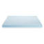 Surmatelas en mousse viscoélastique imprégnée de gel et d'aloès de 2 po Lucid - simple TG-296917725-296917723