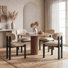 40.5cm H Fabric Upholstered Upholstered Back Side Chair in Beige