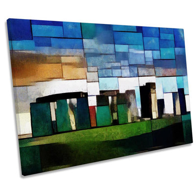 Stonehenge Landmark - Wrapped Canvas Print
