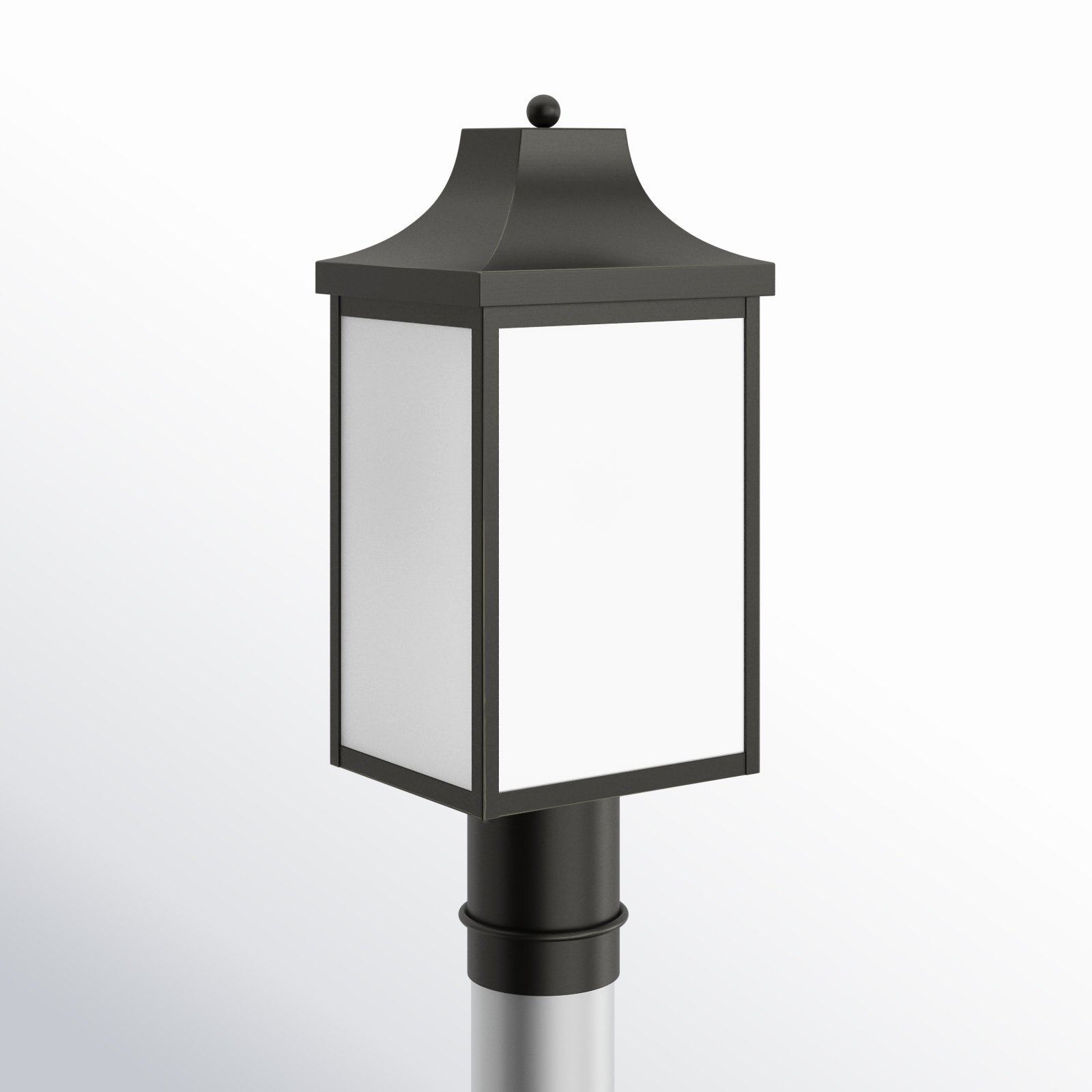 Metal Outdoor Lantern Head, Antique Bronze