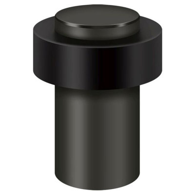 Deltana UFB7500U10B Round Universal Floor Bumper 3", Heavy Duty, Solid Brass in Oil-rubbed Bronze