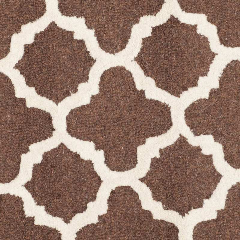 Cannen Hand Tufted Wool Geometric Rug, Rectangle 9' x 12'