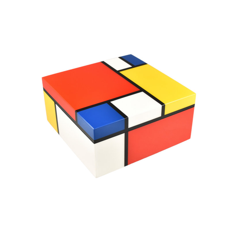 Mondrian Handmade Wood Decorative Box