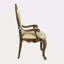 Chaise avec accoudoirs finition chêne antique (ensemble de 2)