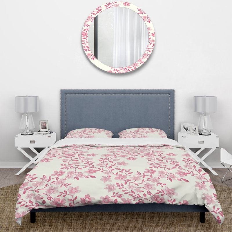 Ensemble de housse de couette Traditional White Secret, Housse de couette simple et deux taies décorative