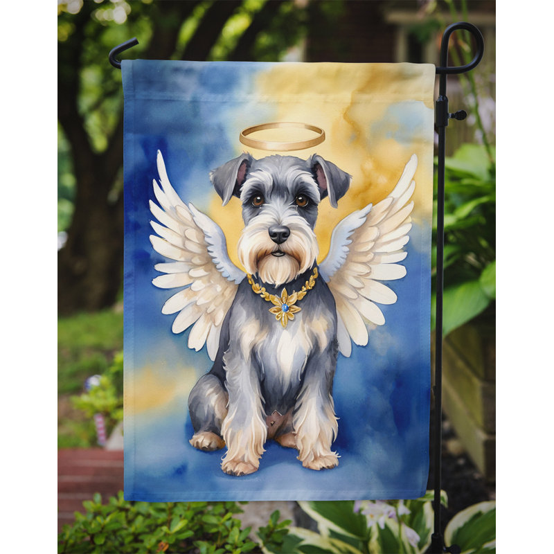 Schnauzer My Angel Garden Flag