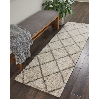 Tapis marocain à poils longs Rosetta