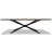 Walnut Metal Base Dining Table-877606557