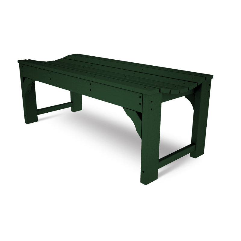 Banc de jardin extérieur POLYWOOD, Vert