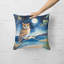 Coussin Owl perché dans un arbre côtier-112679669