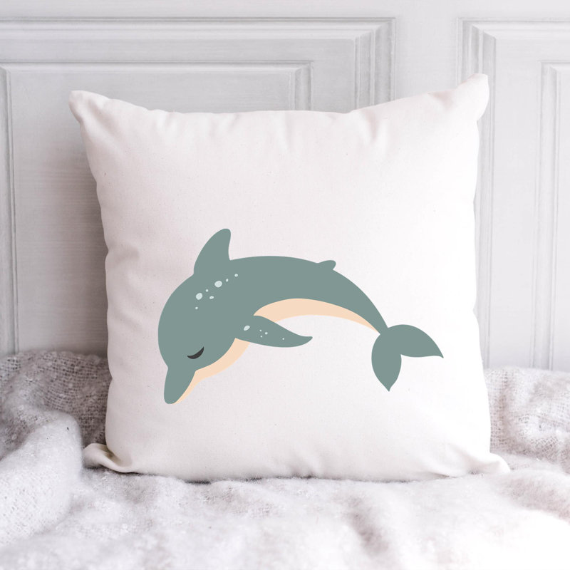 Nautical Sea Life_167 - Coussin décoratif avec coussin décoratif, H 18 po x l 18 po