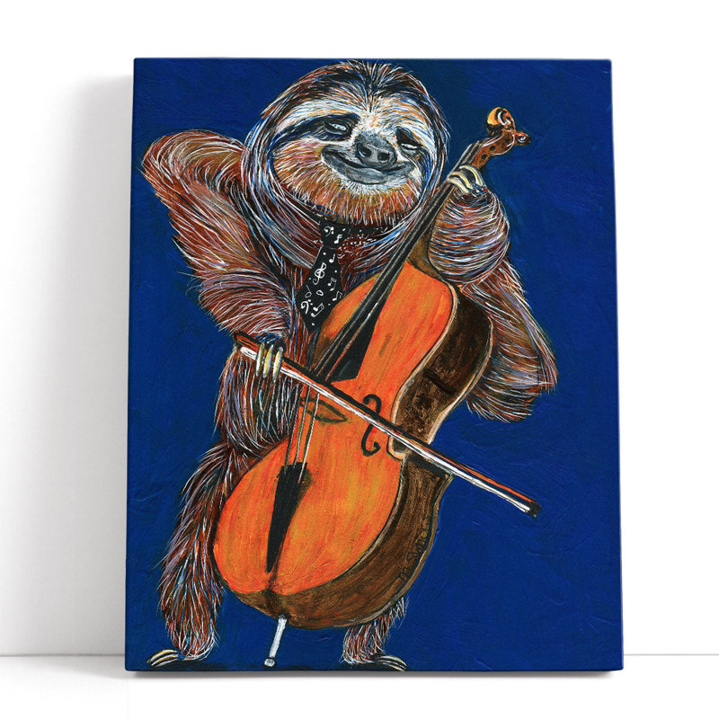 Slow Yo Ma - Canvas Print Wall Art, 20" H x 16" W