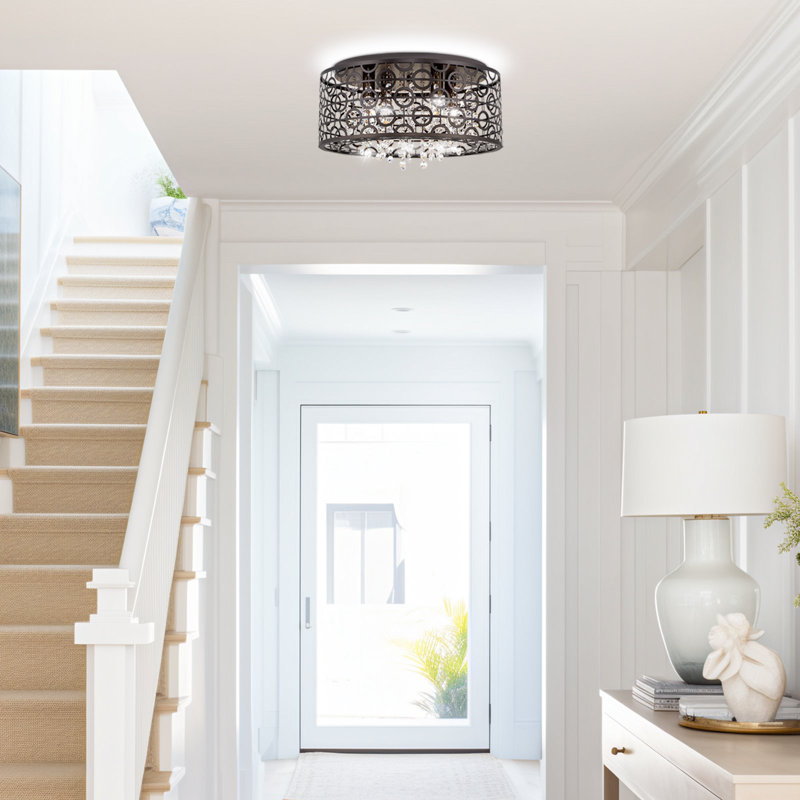 Adlan Flush Mount, Oil Rubbed Bronze, Oil Rubbed Bronze