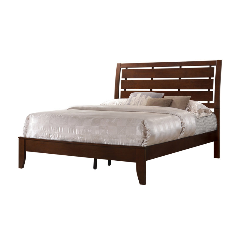 Adoncia Solid Wood Slat Bed