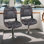  Ensemble de 2 fauteuils de bateau pliables à dossier bas avec charnières en mousse épaisse