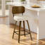 Tabouret de bar rotatif 26 po à hauteur de comptoir-2126745415-2137909068