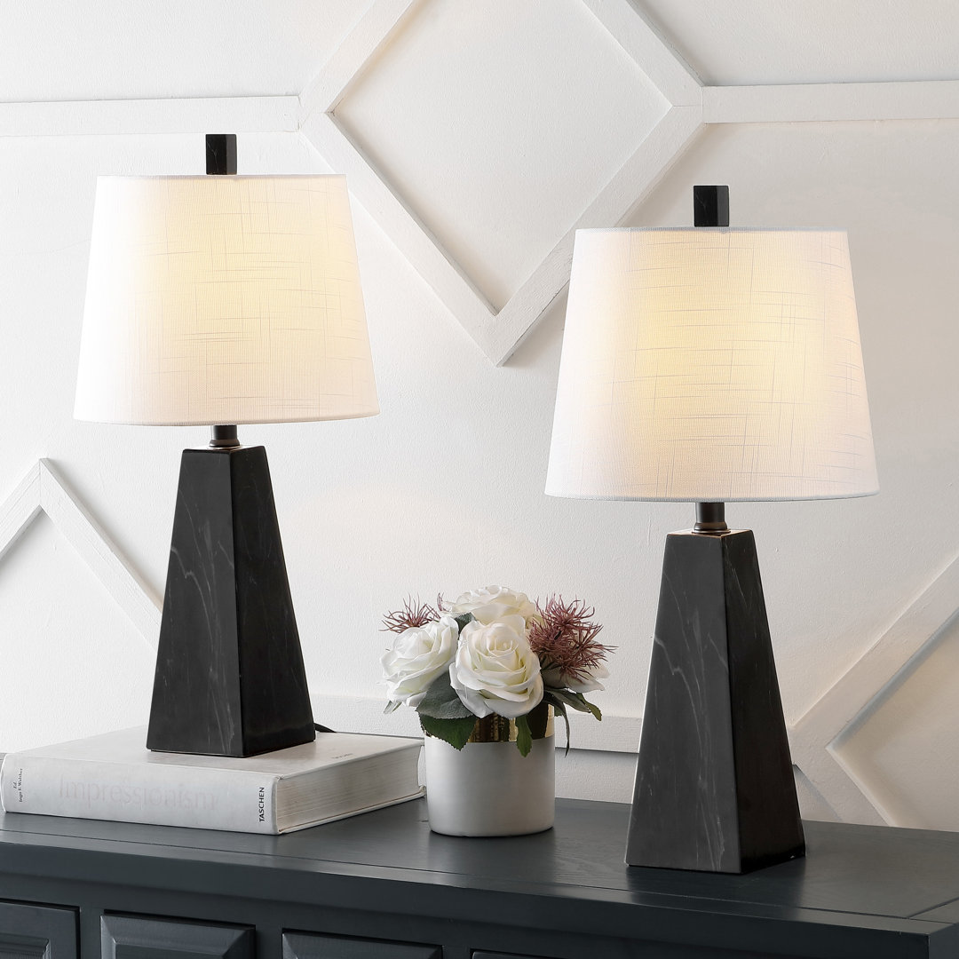 Jiliana Resin Table Lamp (Set of 2) Ivy Bronx Base