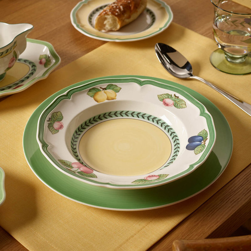 French Garden Fleurence Rim Soup Bowl