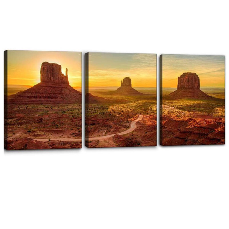 3 Piece Wrapped Canvas Print