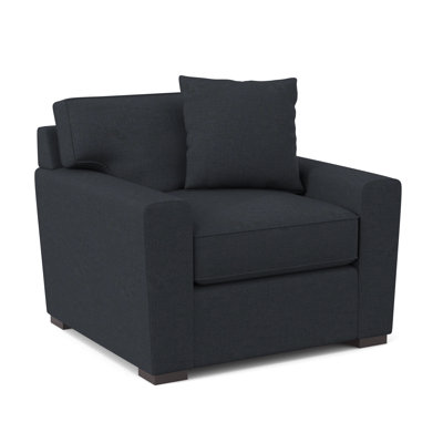 Fauteuil en polyester l 42 po Zinah
