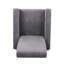 Fauteuil inclinable moderne avec coussins moelleux et pieds en acier inoxydable-977691151