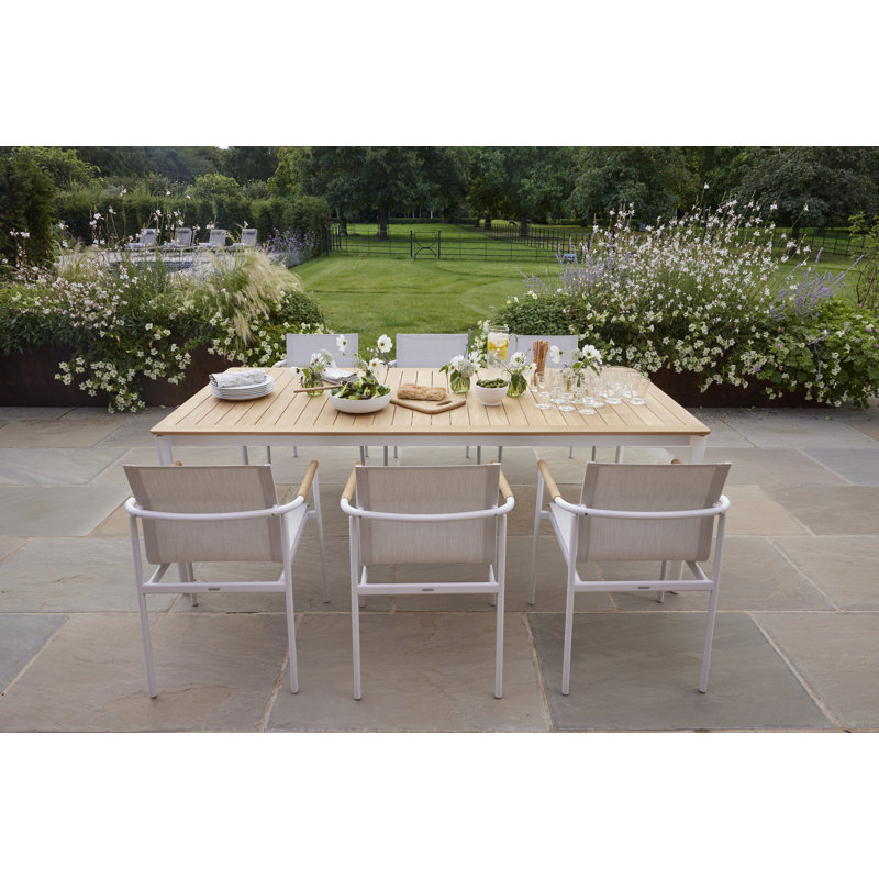 Around Dining Table, 29" H x 61" W x 39" D, Forge Gray
