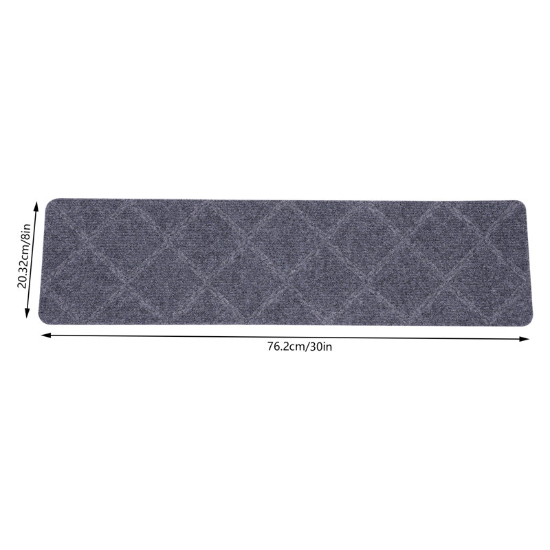 Tapis d'escalier Williem, Gris