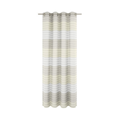Striped Eyelet Curtain