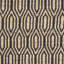 Tapis en jute / coton tissé à la main Arria Cape Cod - noir / naturel-1350800068