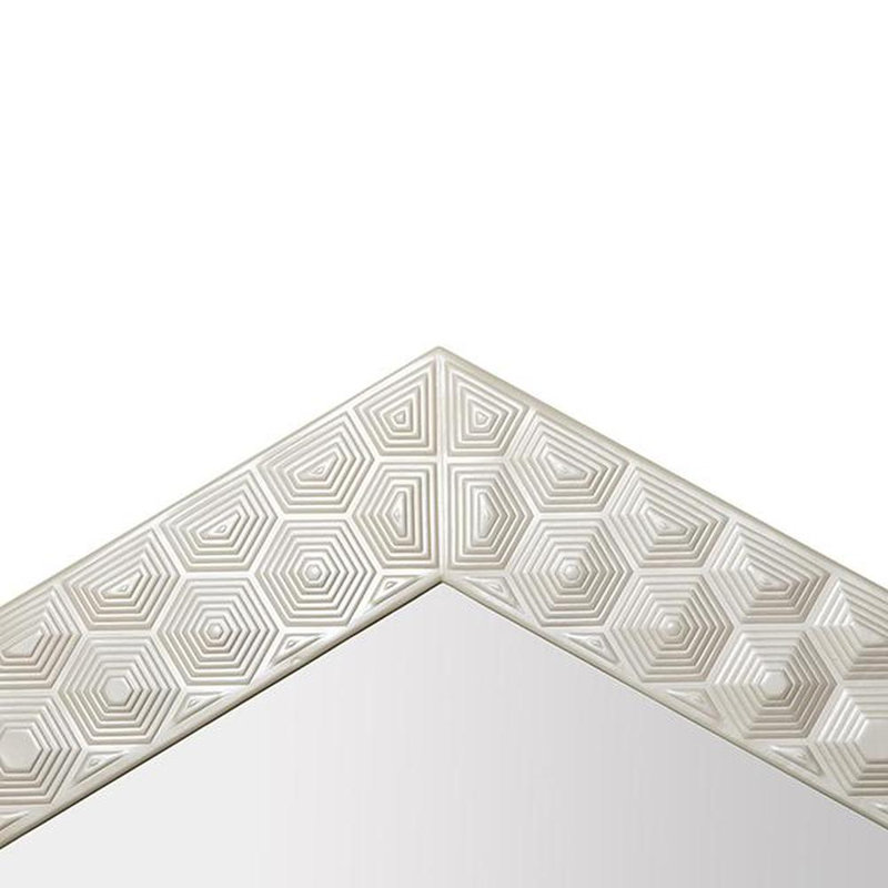 Turtle Mirror - Brass - Pearl