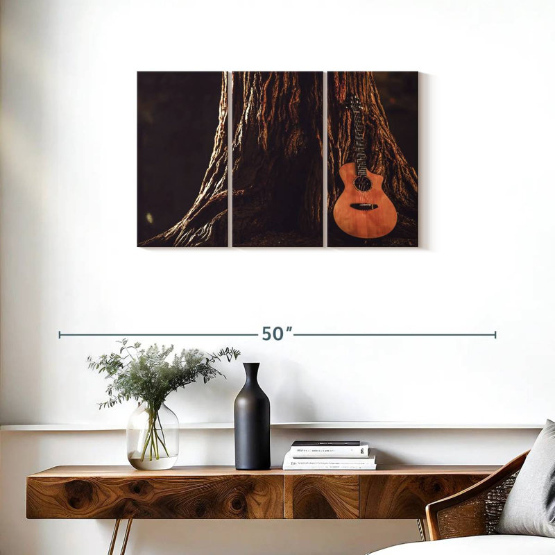 Abarca Forest Acoustic Guitar, 20" H x 33" W
