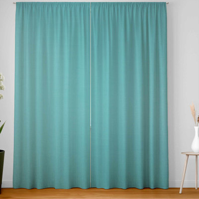Colorful Flamingo Blackout Window Curtain Pair | Home Decor